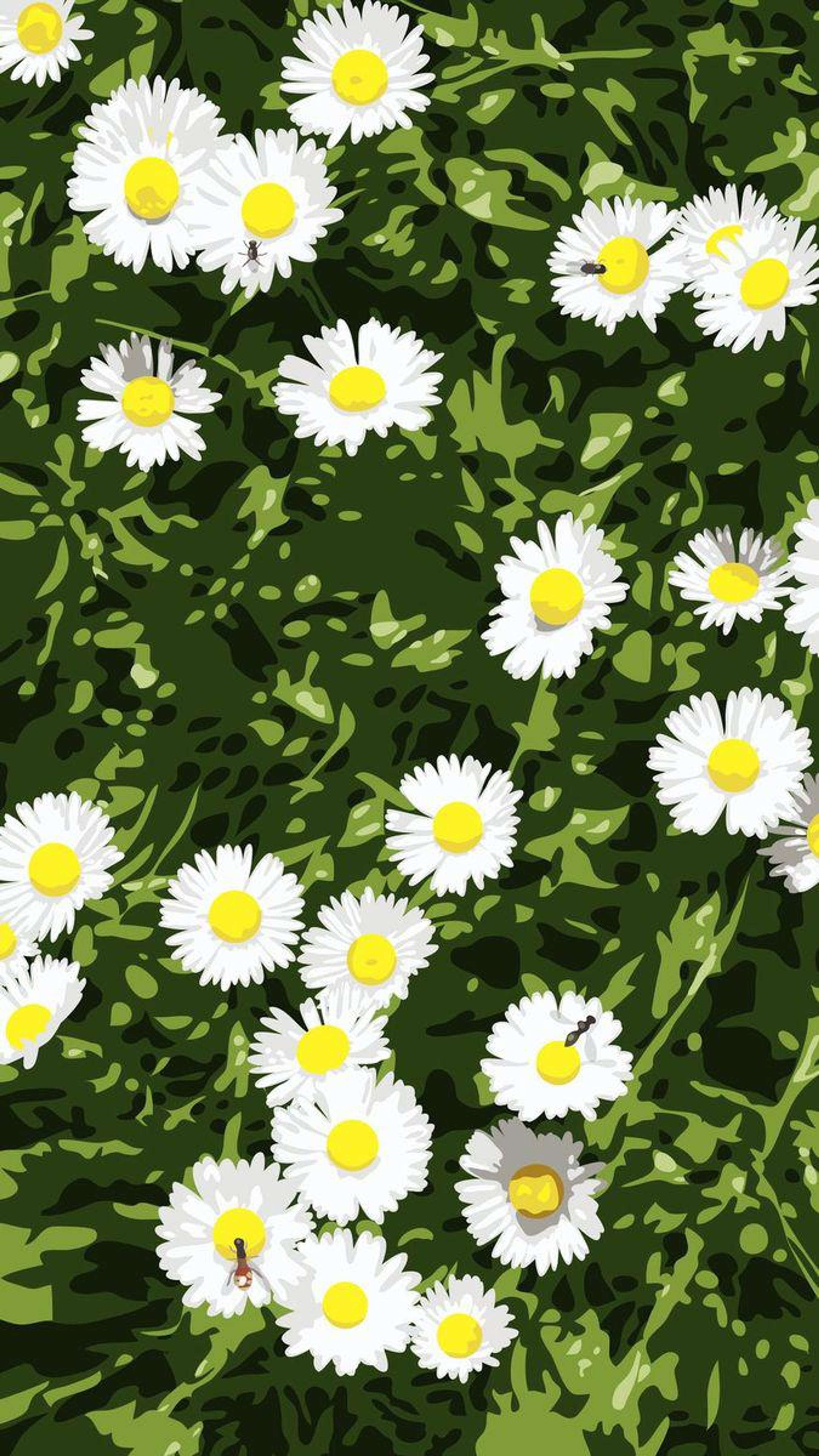 Daisies - Signed Print by Julian Opie 2013 - MyArtBroker