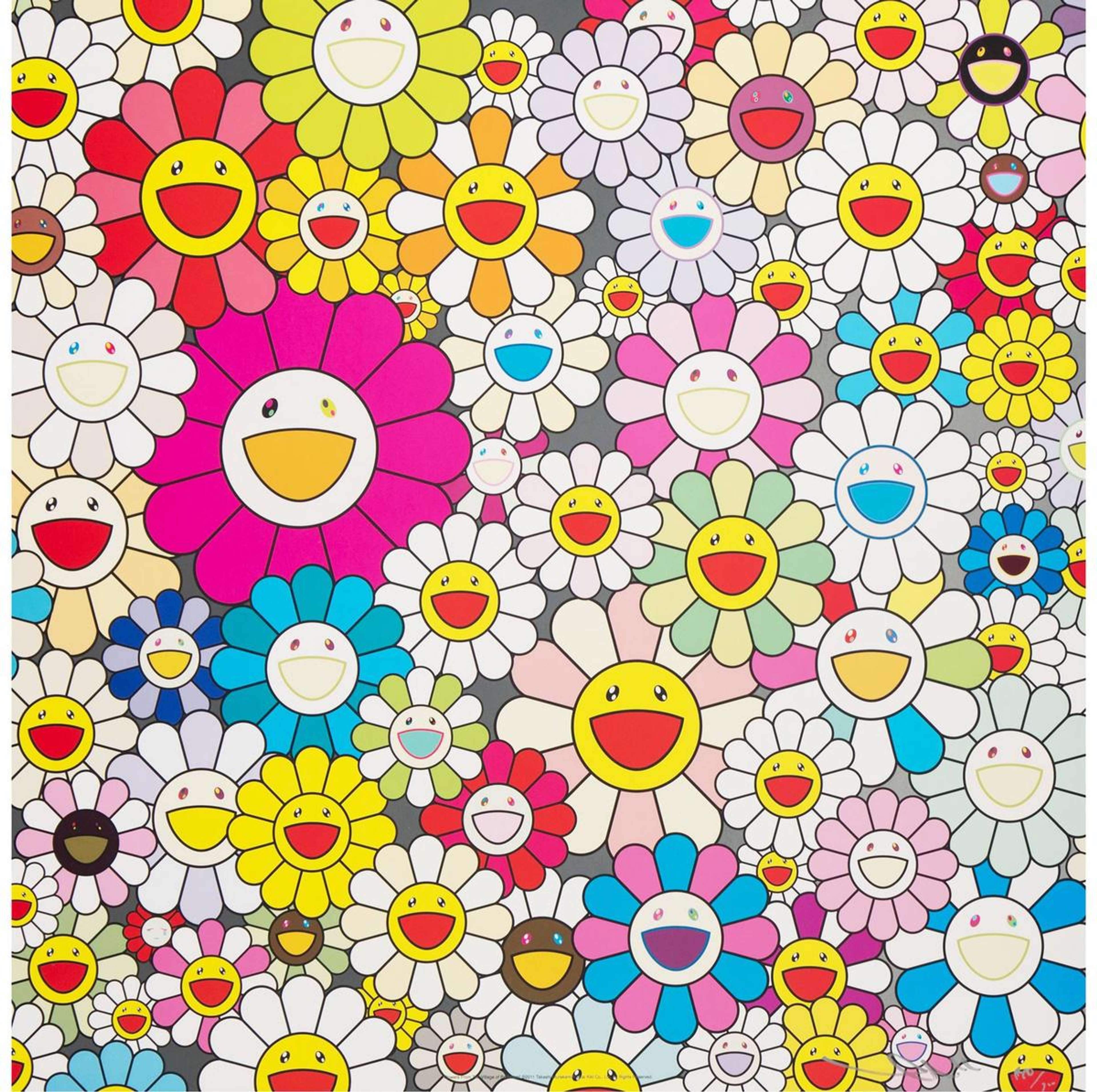 Flowers From The Village Of Ponkotan - Signed Print by Takashi Murakami 2011 - MyArtBroker