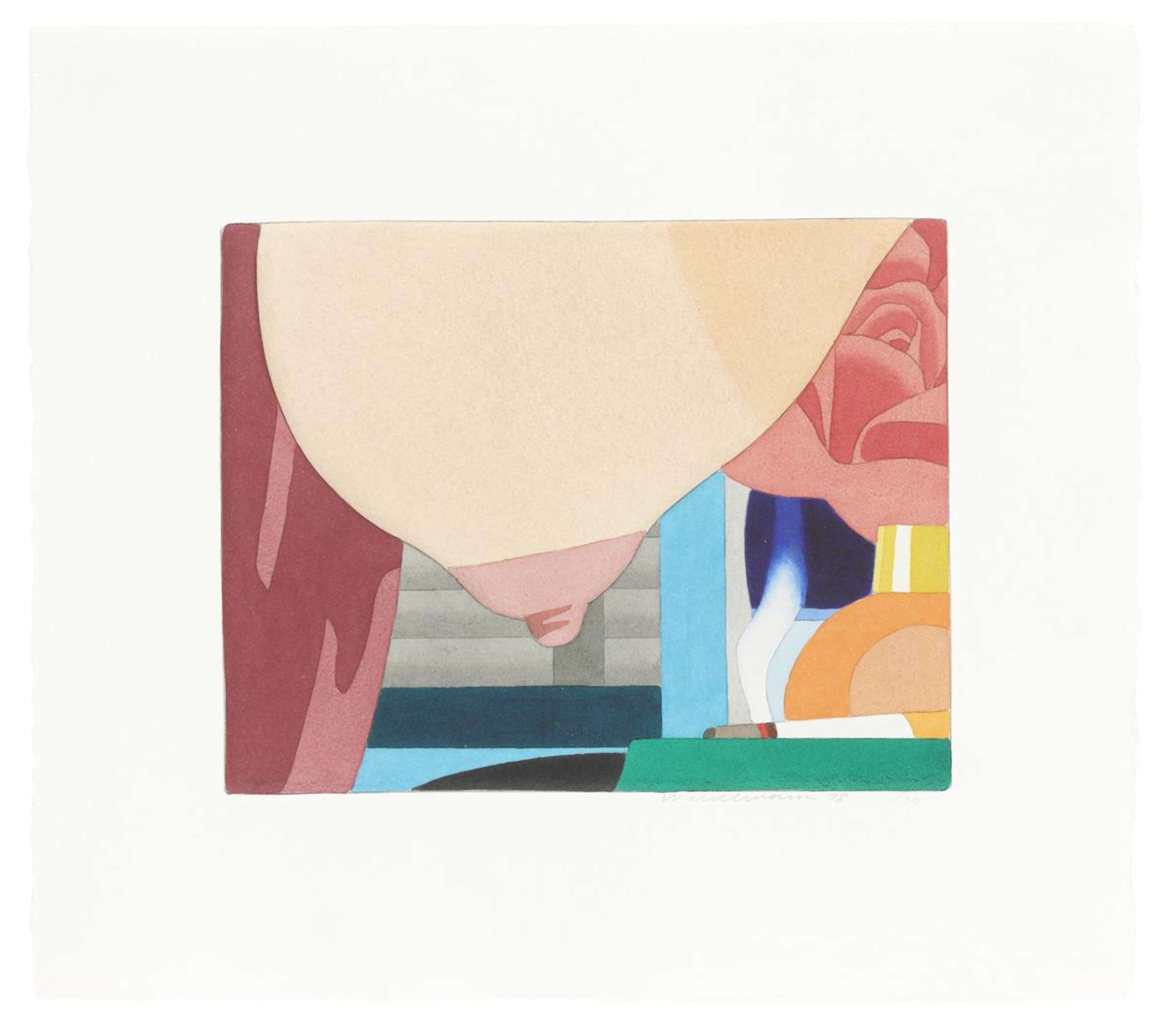 Bedroom Nude - Signed Print by Tom Wesselmann 1978 - MyArtBroker