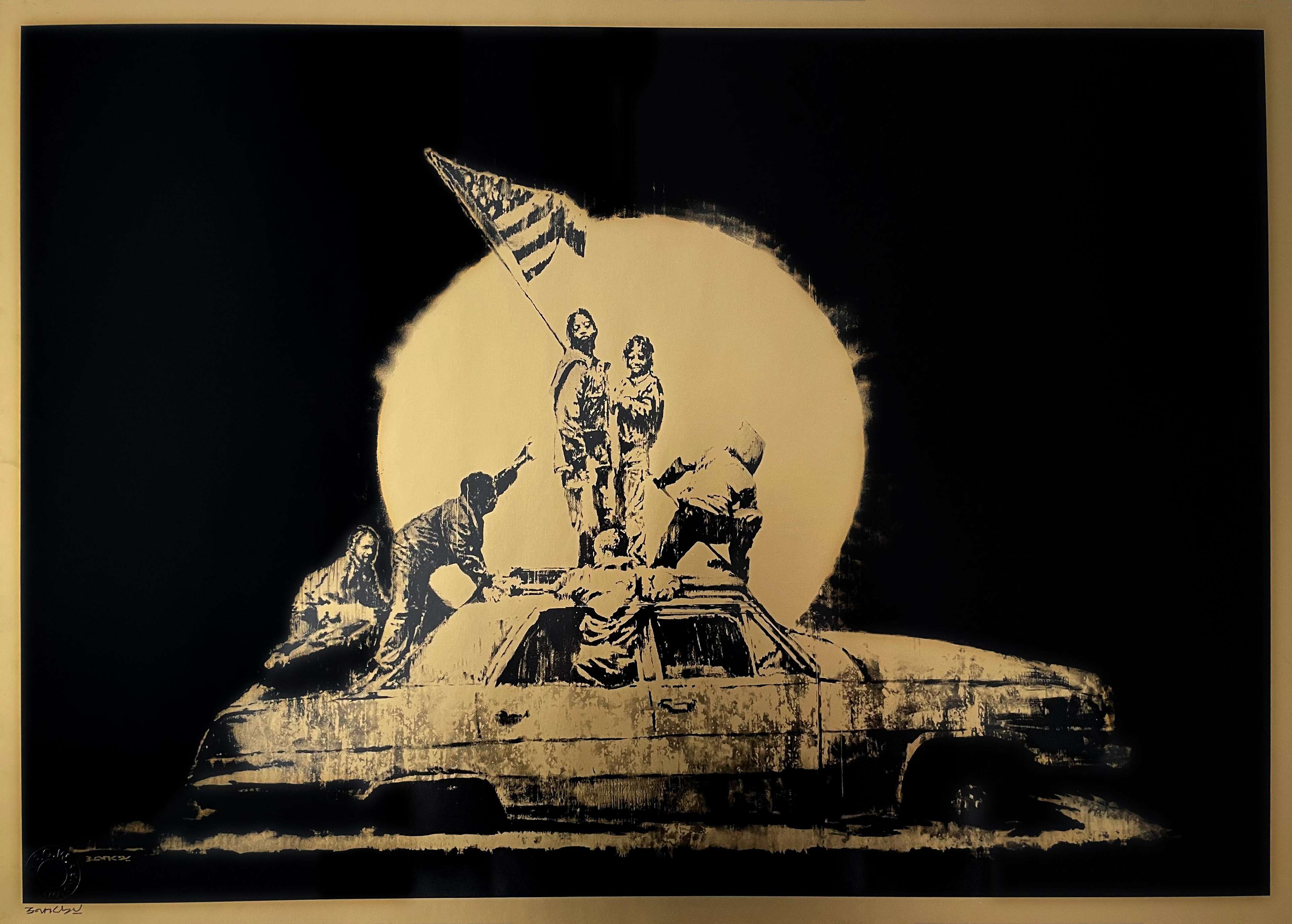 Flag by Banksy