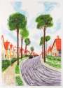 David Hockney: Cardigan Road - Signed Print