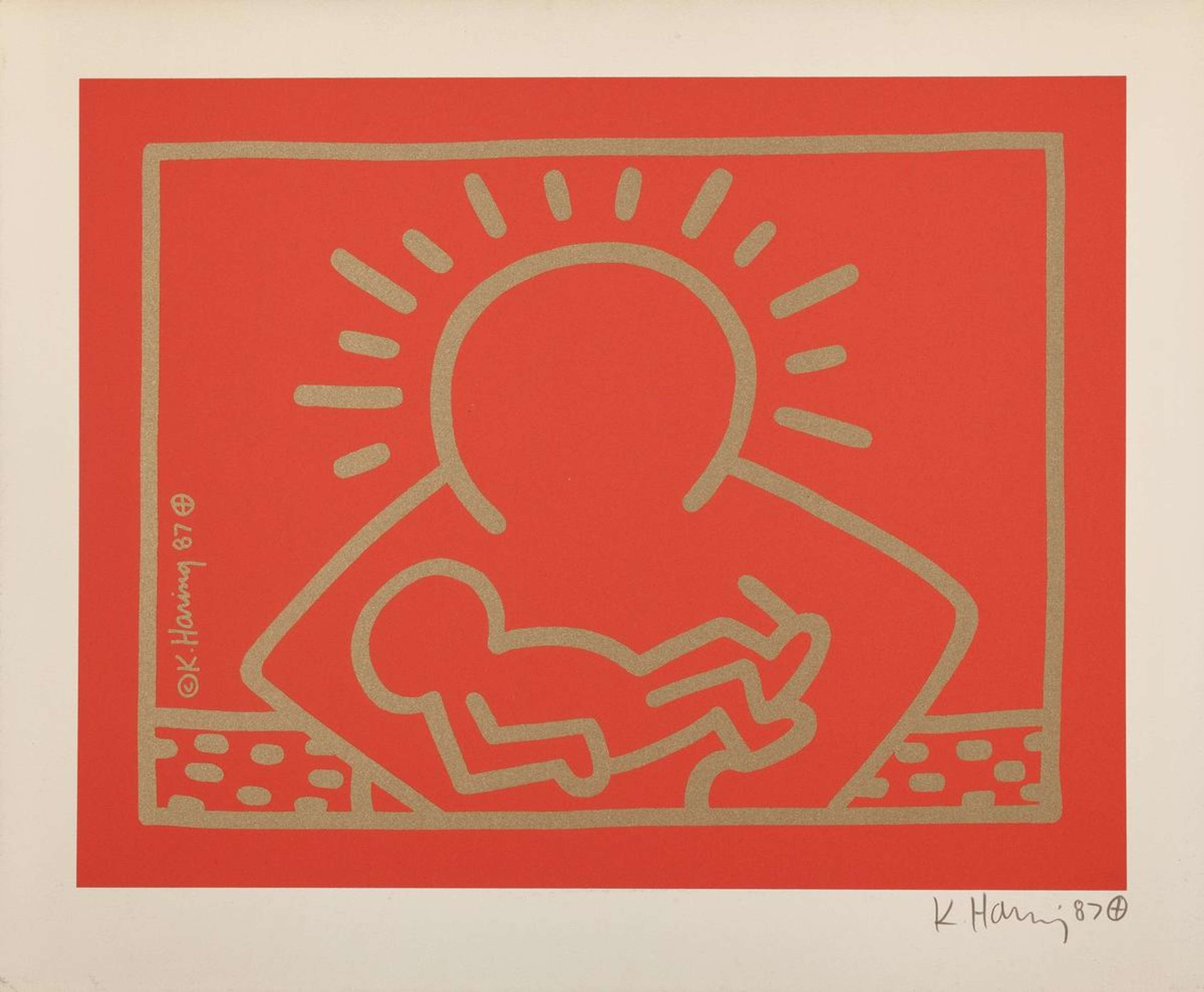 Very Special Christmas - Signed Print by Keith Haring 1987 - MyArtBroker