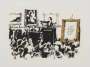 Banksy: Morons (LA Edition, white) - Unsigned Print