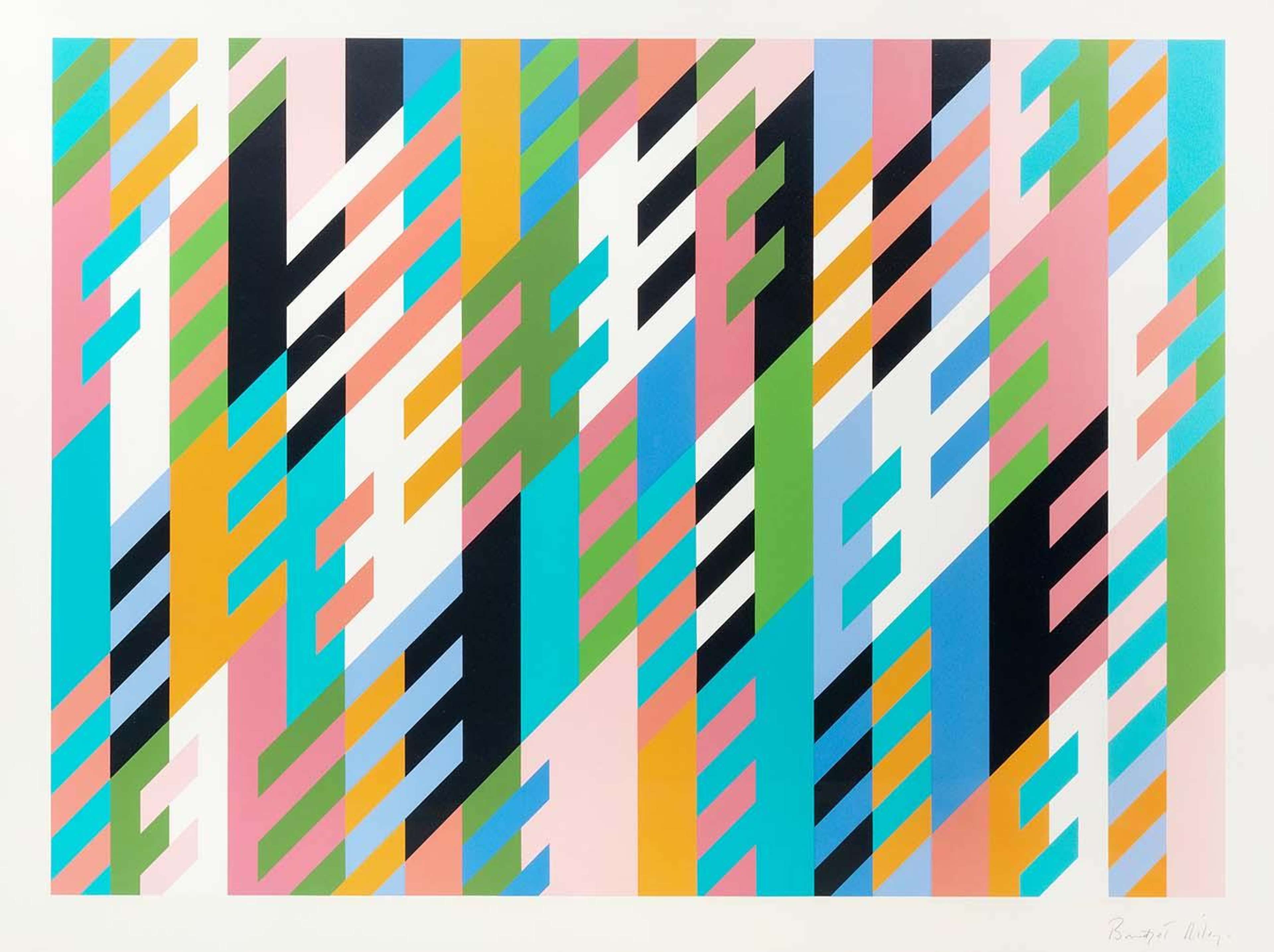 New Day by Bridget Riley