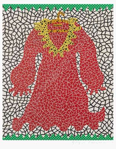 Dress, Kusama 7 - Signed Print by Yayoi Kusama 1982 - MyArtBroker