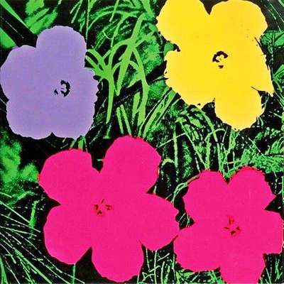 Flowers, Galerie Sonnabend Invitation - Print by Andy Warhol 1970 - MyArtBroker