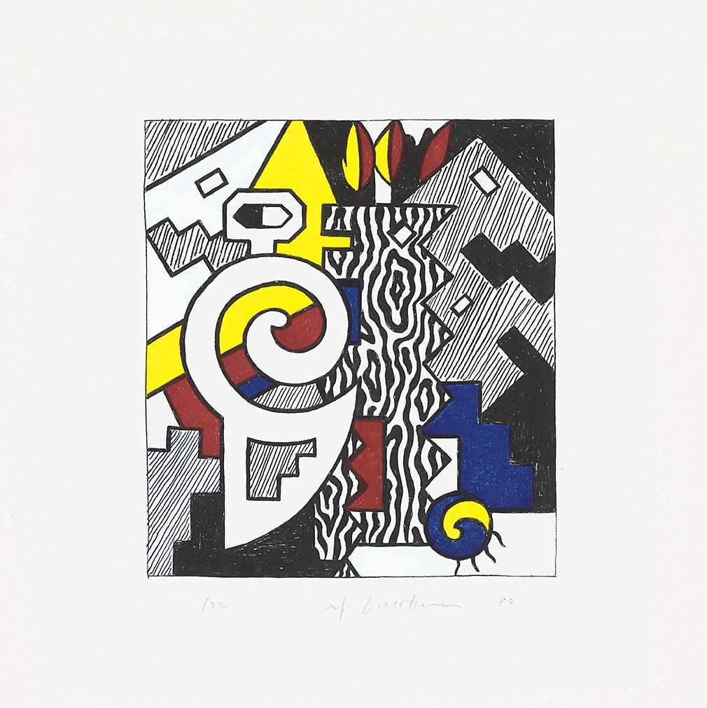 Roy Lichtenstein Dancing Figures (Signed Print) 1980 | For Sale
