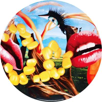 Jeff Koons: Lips - Signed Mixed Media