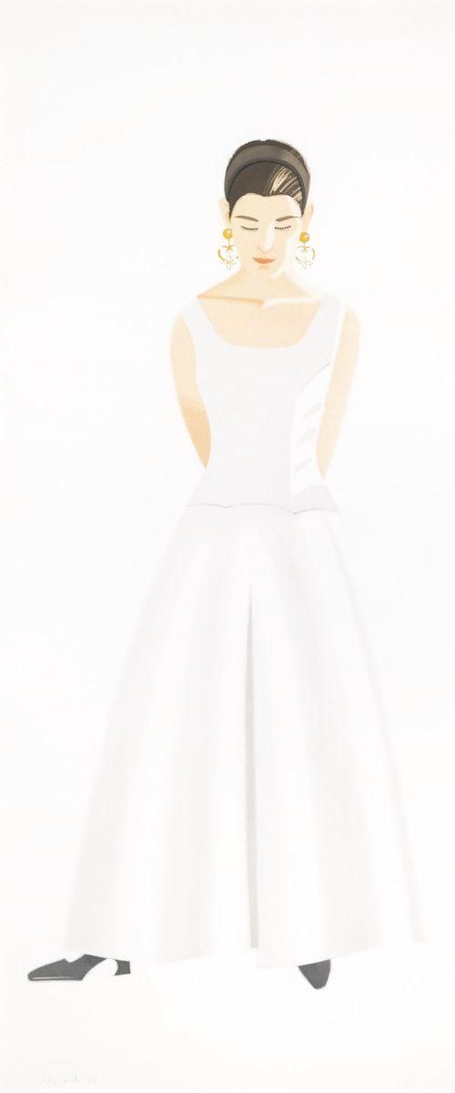 Alex Katz Wedding Dress Signed Print 1993