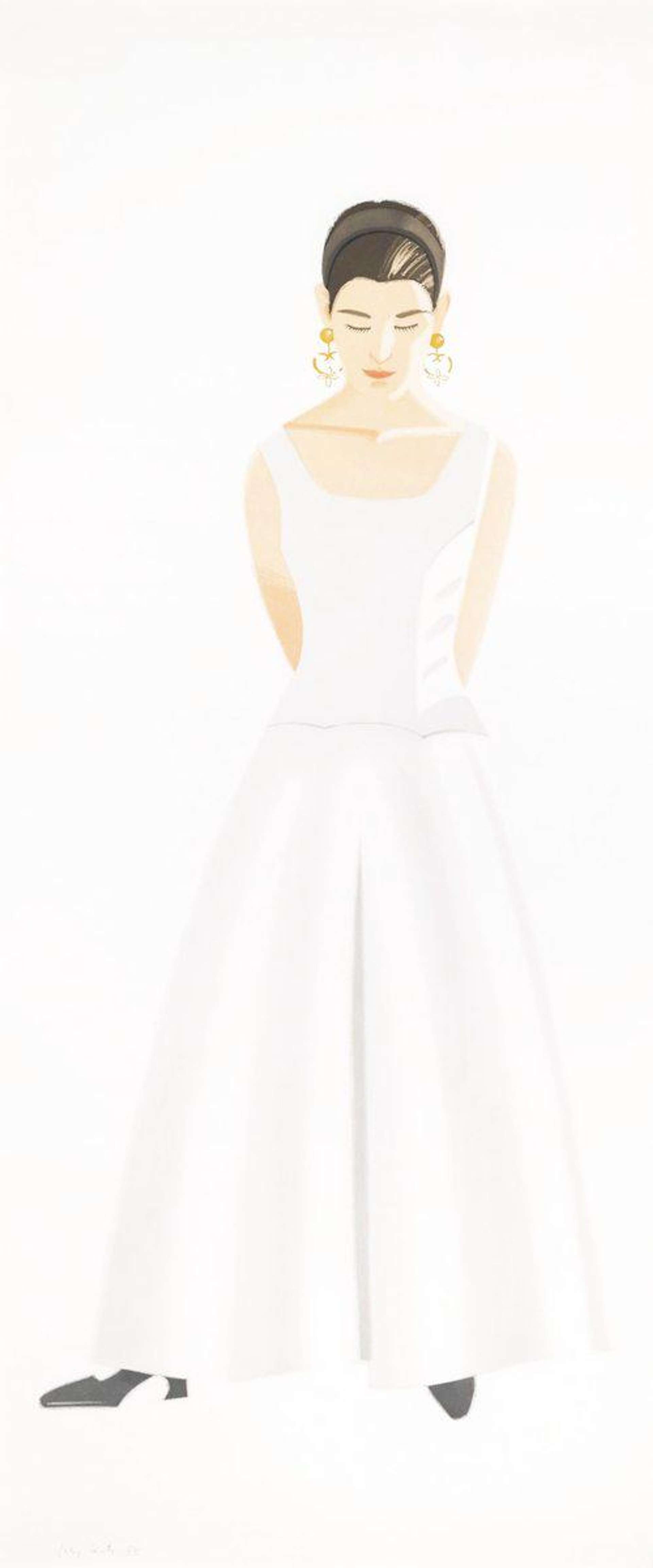 Wedding Dress - Signed Print by Alex Katz 1993 - MyArtBroker