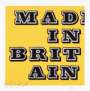 Ben Eine: Mad In Britain (fluro orange) - Signed Print