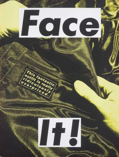 Face It! (Yellow) - Signed Print by Barbara Kruger 2007 - MyArtBroker