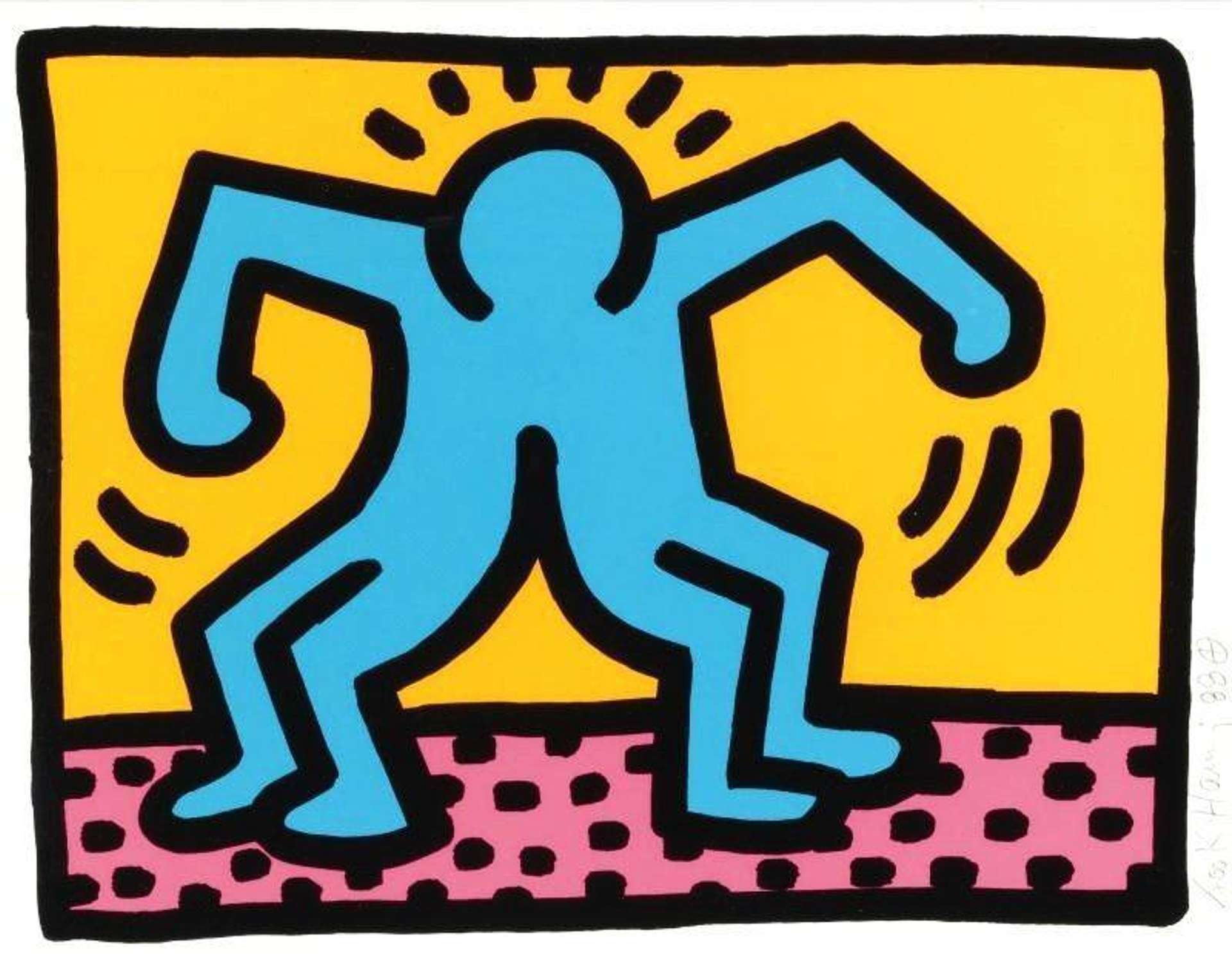 Pop Shop II, Plate I - Signed Print by Keith Haring 1988 - MyArtBroker