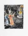 Marc Chagall: Moses In Front Of Pharaoh (La Bible) - Signed Print