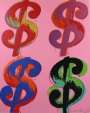 Andy Warhol: Dollar Sign Quad (F. & S. II.281) - Signed Print