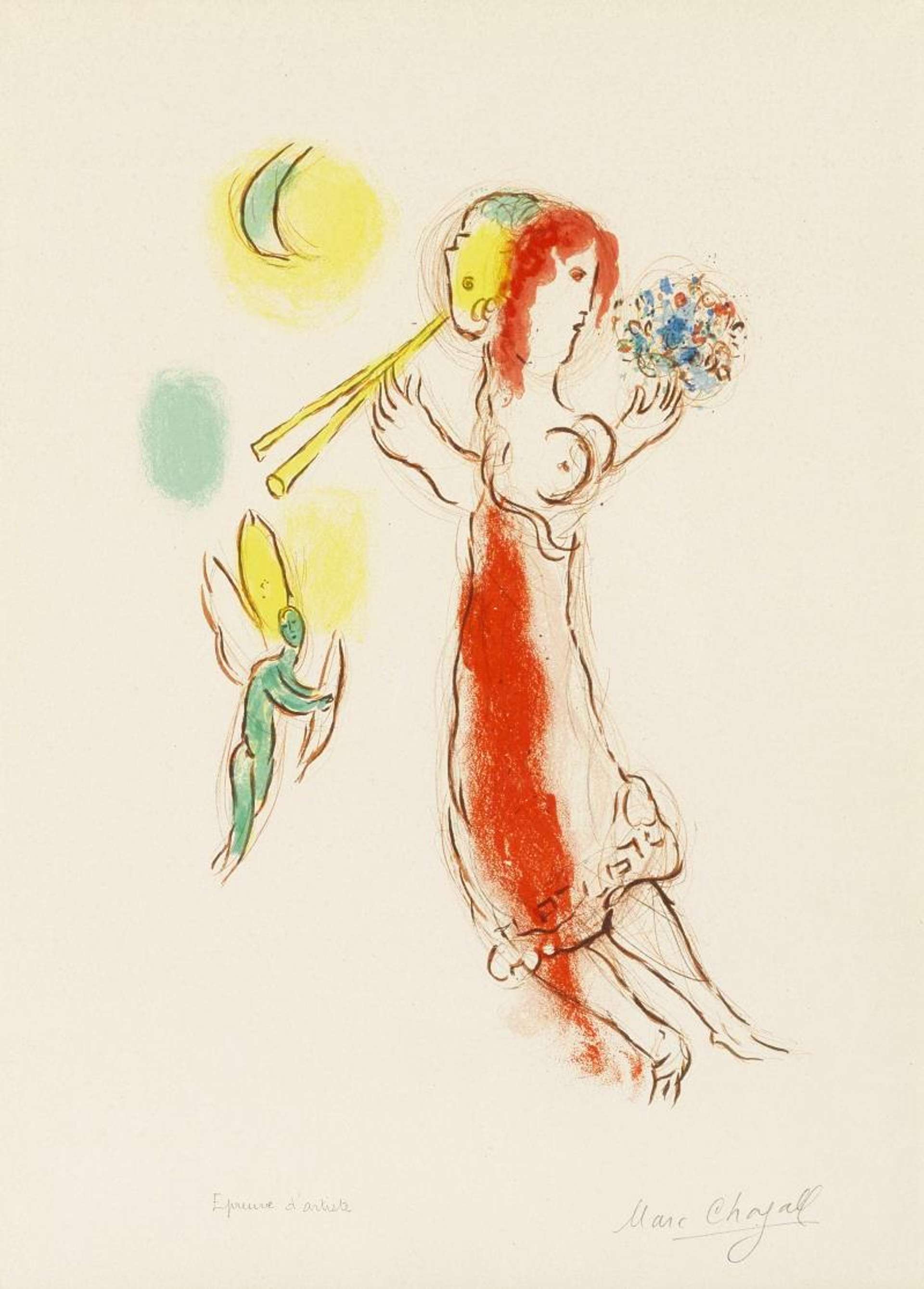 Daphnis Et Chloé - Signed Print by Marc Chagall 1960 - MyArtBroker