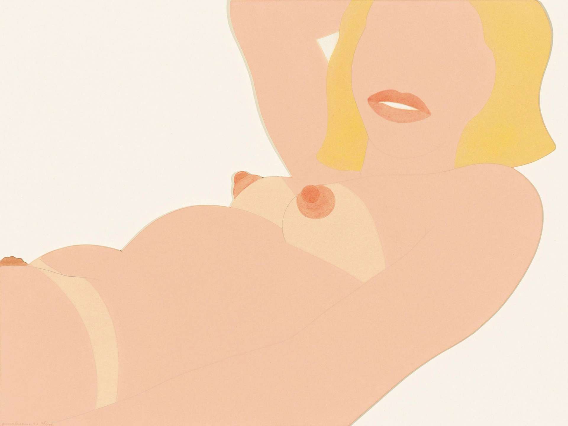 Tom Wesselmann: Nude Cut Out - Signed Mixed Media