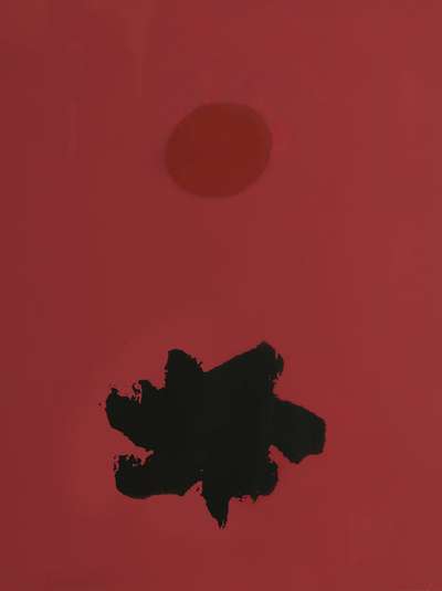 Rose Mood - Signed Print by Adolph Gottlieb 1967 - MyArtBroker