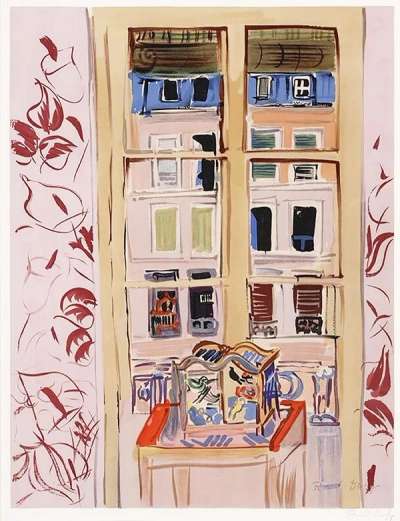 View From The Window - Signed Print by Raoul Dufy 1953 - MyArtBroker