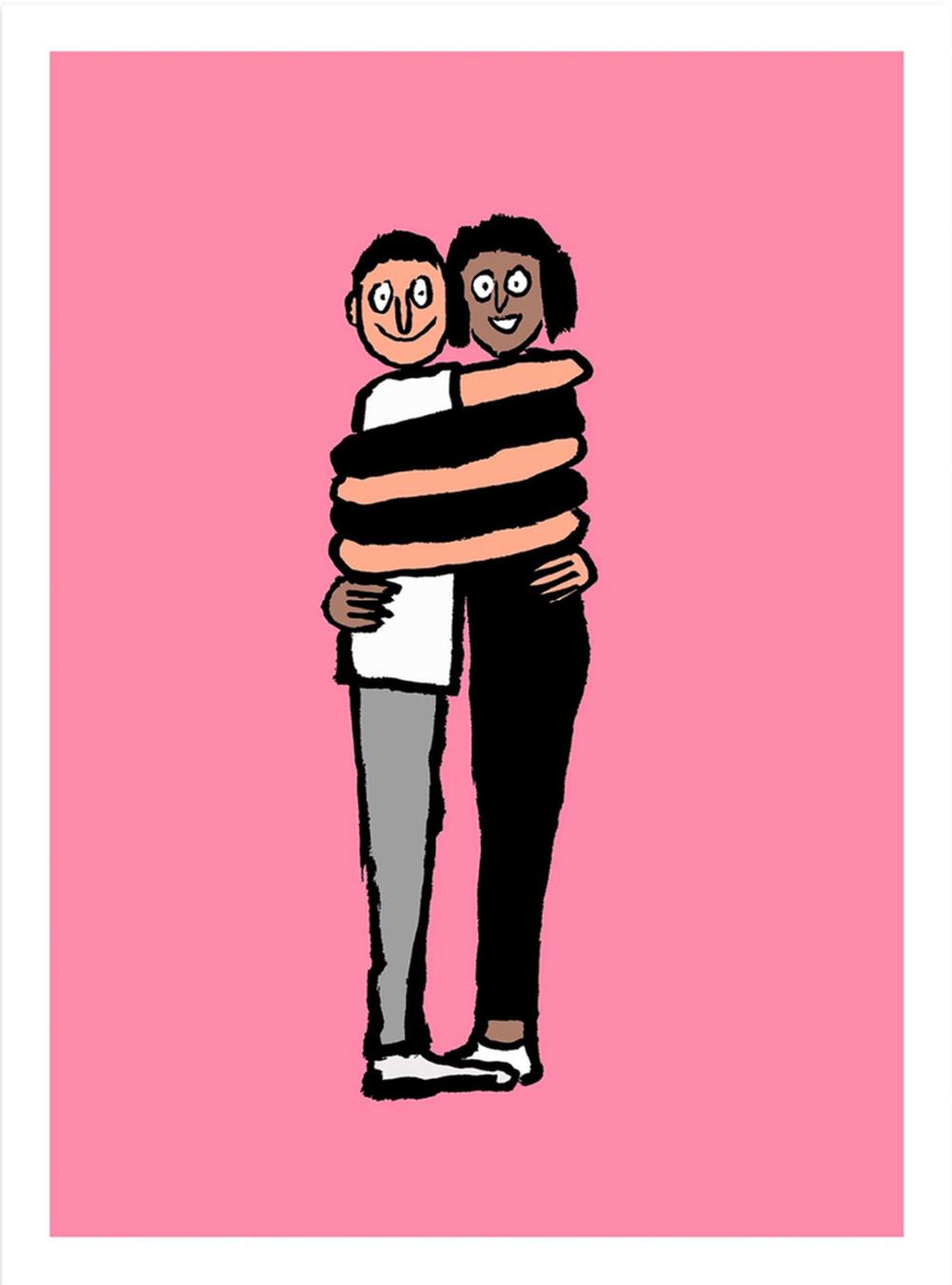 Lovers - Signed Print by Jean Jullien 2022 - MyArtBroker