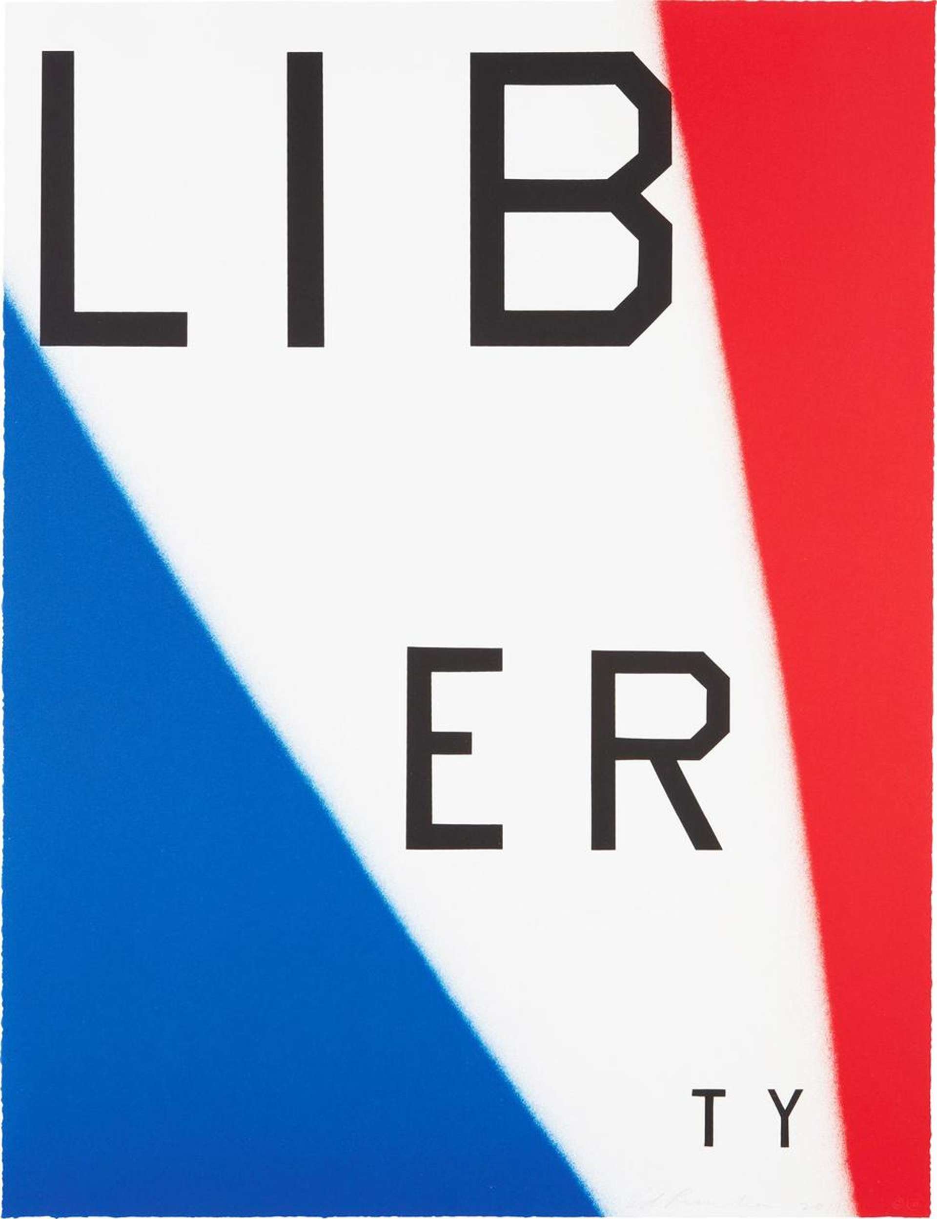 Ed Ruscha: Liberty - Signed Print