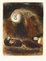 Marc Chagall: Ruth Aux Pieds De Boaz - Signed Print