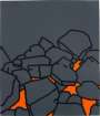 Patrick Caulfield: Coal Fire - Signed Print