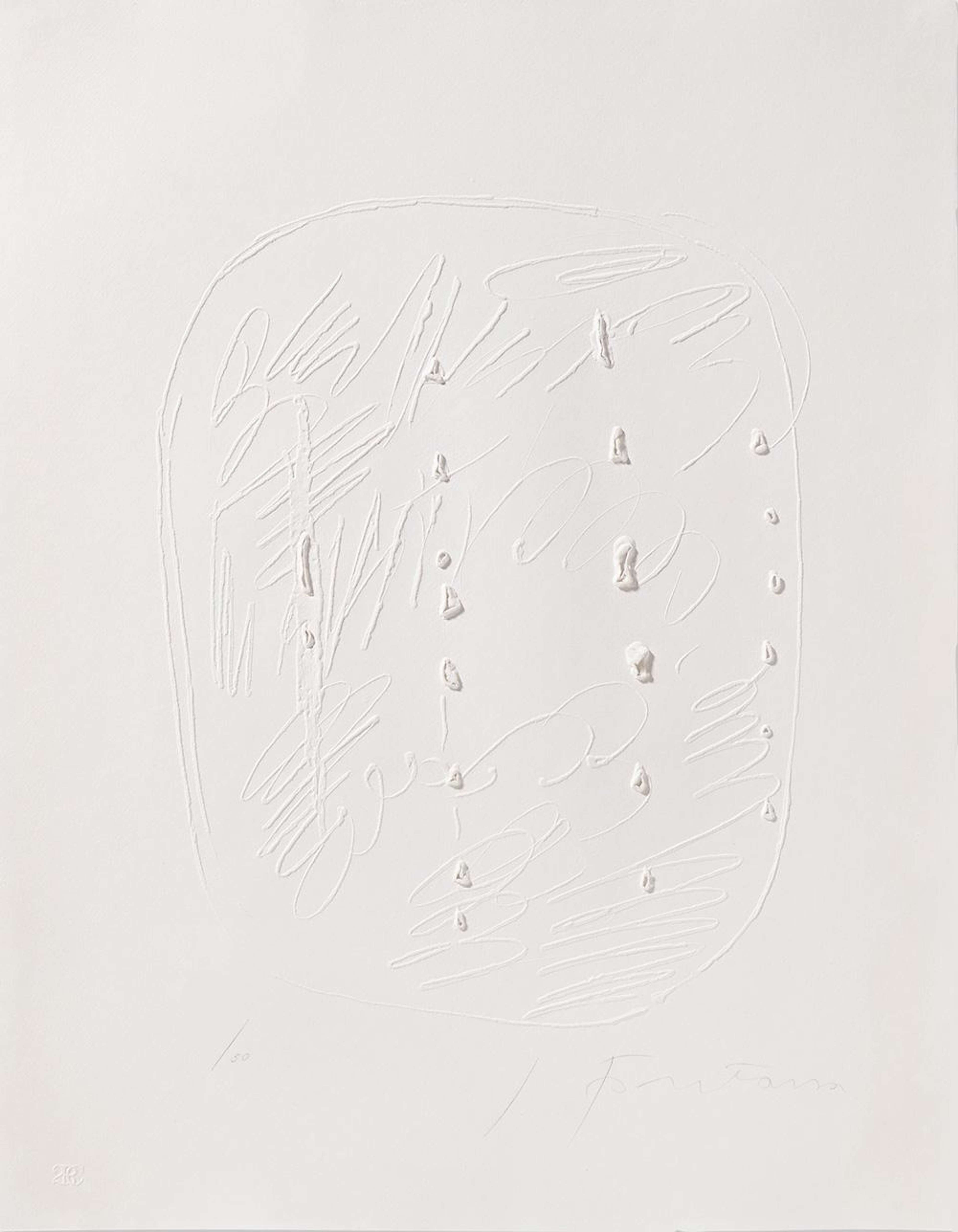 Concetto Spaziale (R. & R. E-17) - Signed Print by Lucio Fontana 1964 - MyArtBroker