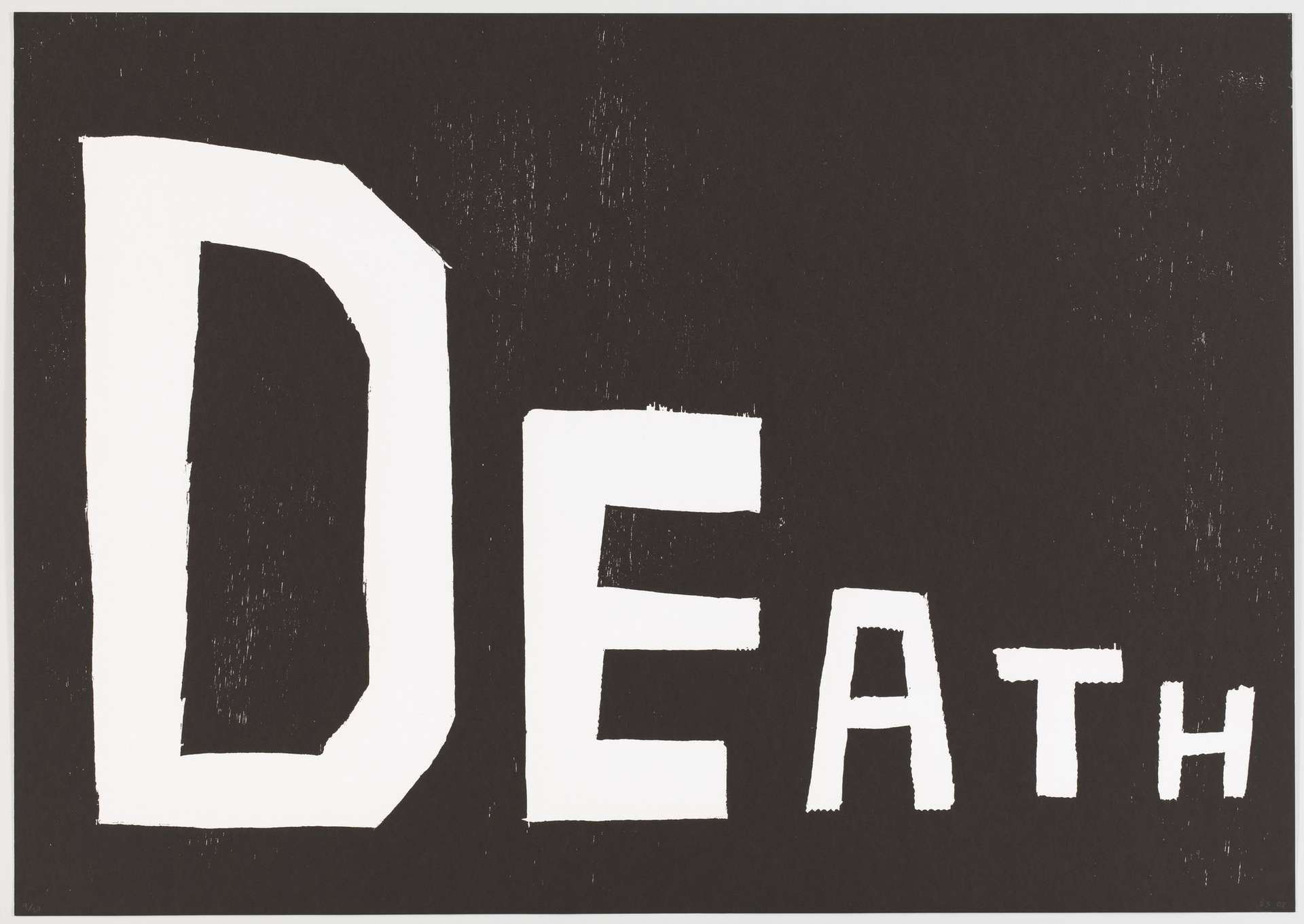 Untitled (Death) - Signed Print by David Shrigley 2008 - MyArtBroker