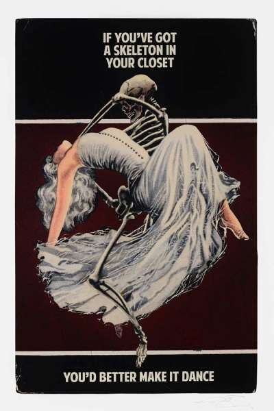 If You've Got A Skeleton In Your Closet You'd Better Make It Dance - Signed Print by The Connor Brothers 2021 - MyArtBroker