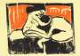 Erich Heckel: Couple - Signed Print