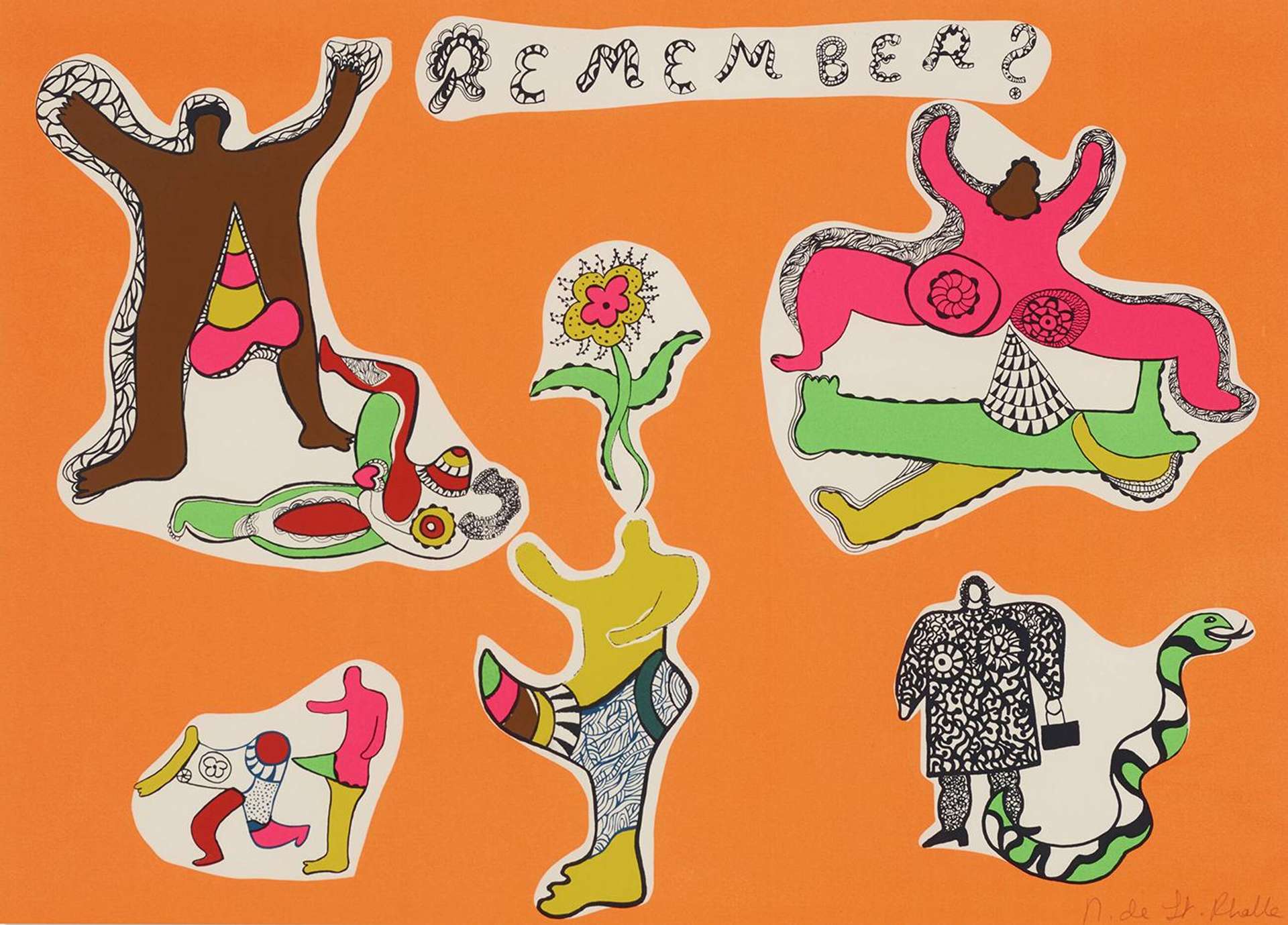 Remember - Signed Print by Niki de Saint Phalle 1970 - MyArtBroker