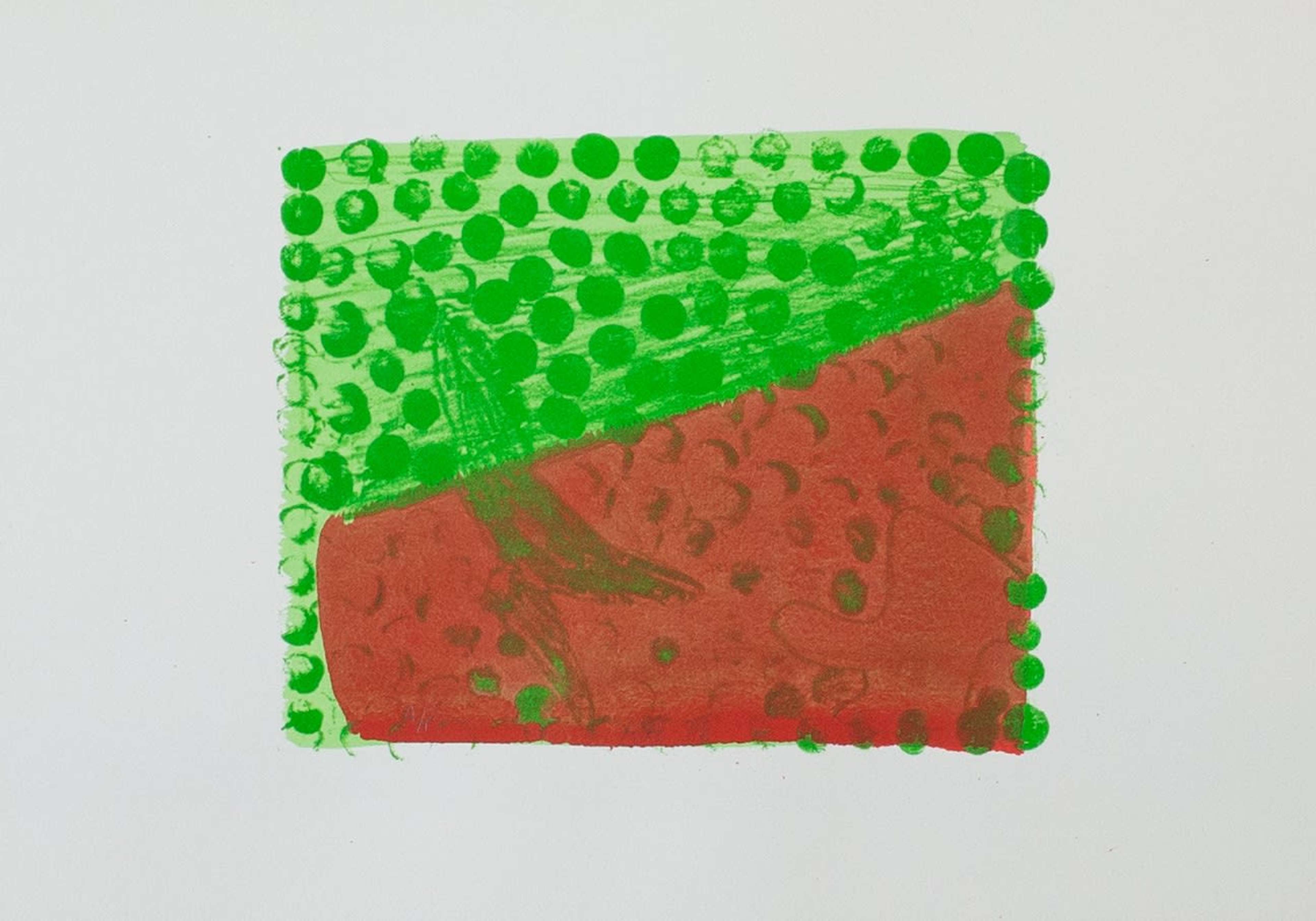 Green Chateau IV - Signed Print by Howard Hodgkin 1978 - MyArtBroker