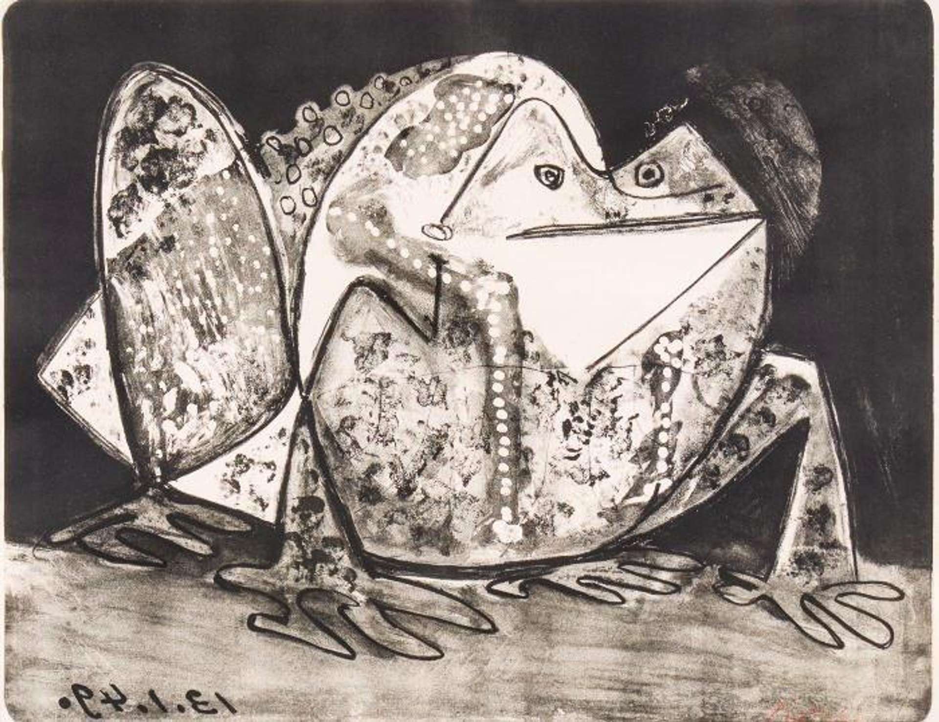 Le Crapaud - Signed Print by Pablo Picasso 1949 - MyArtBroker