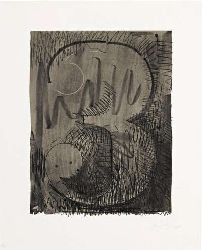 Figure 3 (Black Numeral) - Signed Print by Jasper Johns 1968 - MyArtBroker