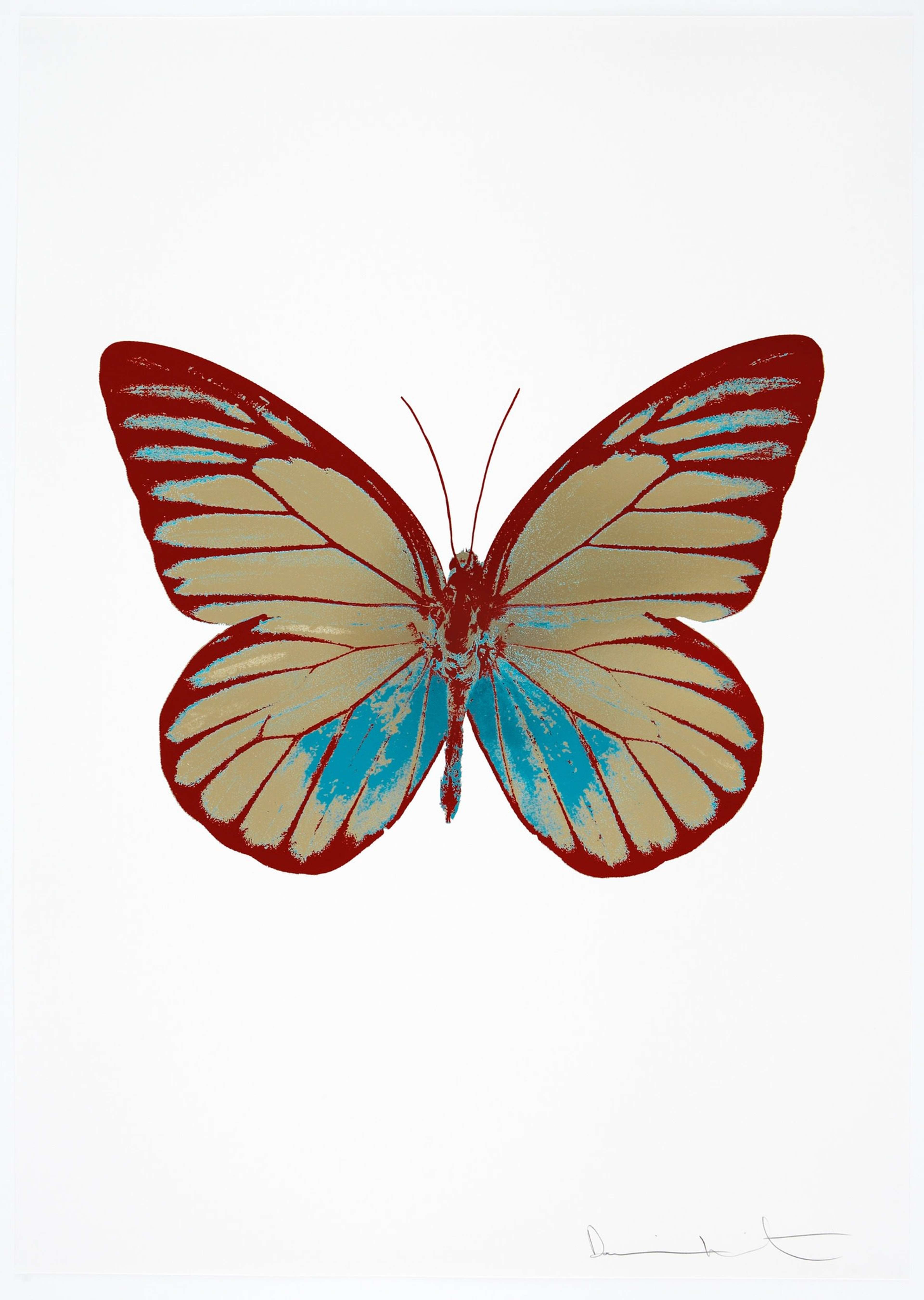 The Souls I (grafix gold, topaz, chilli red) - Signed Print by Damien Hirst 2010 - MyArtBroker