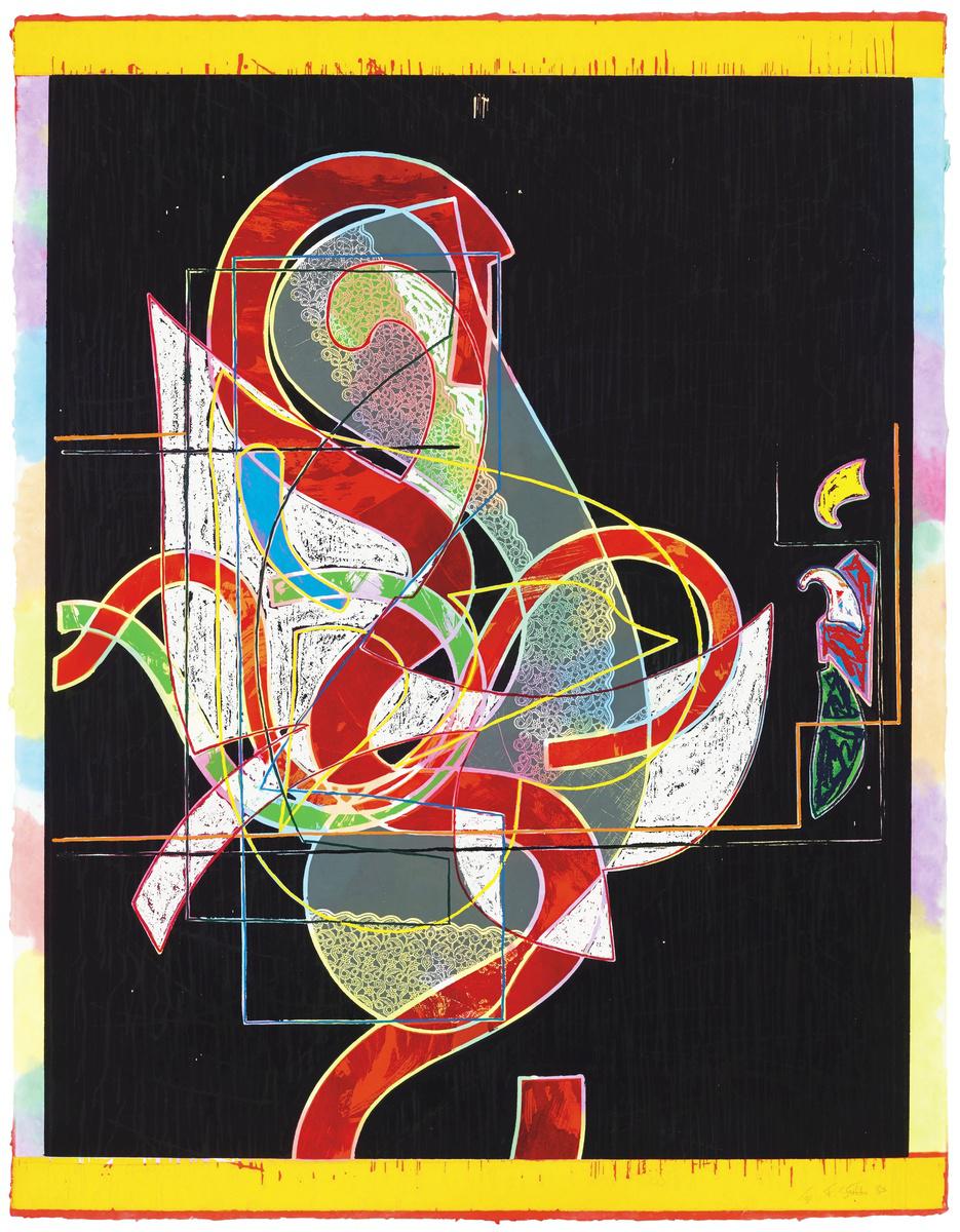 Frank Stella Pergusa Three (Signed Print) 1983