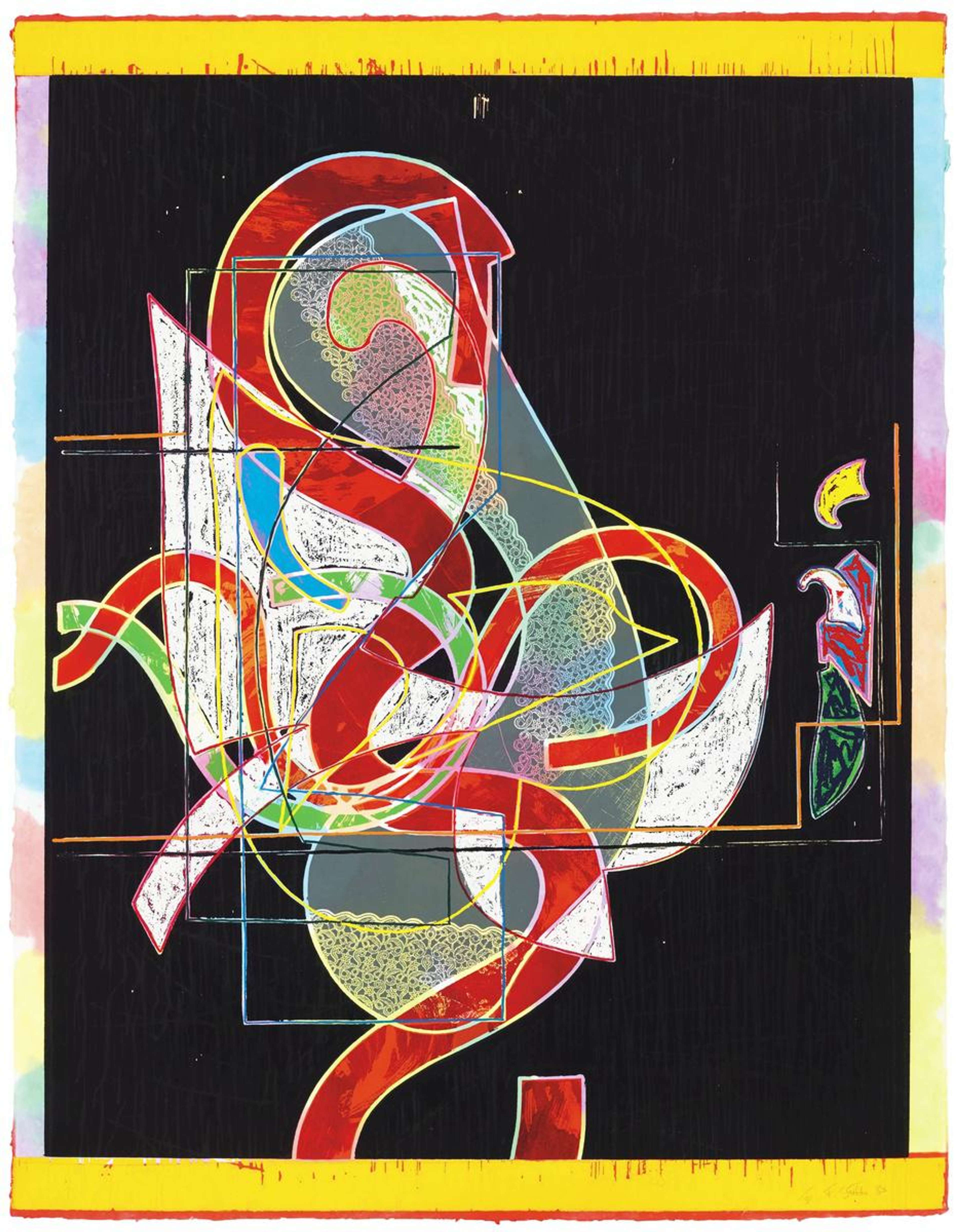 Pergusa Three - Signed Print by Frank Stella 1983 - MyArtBroker