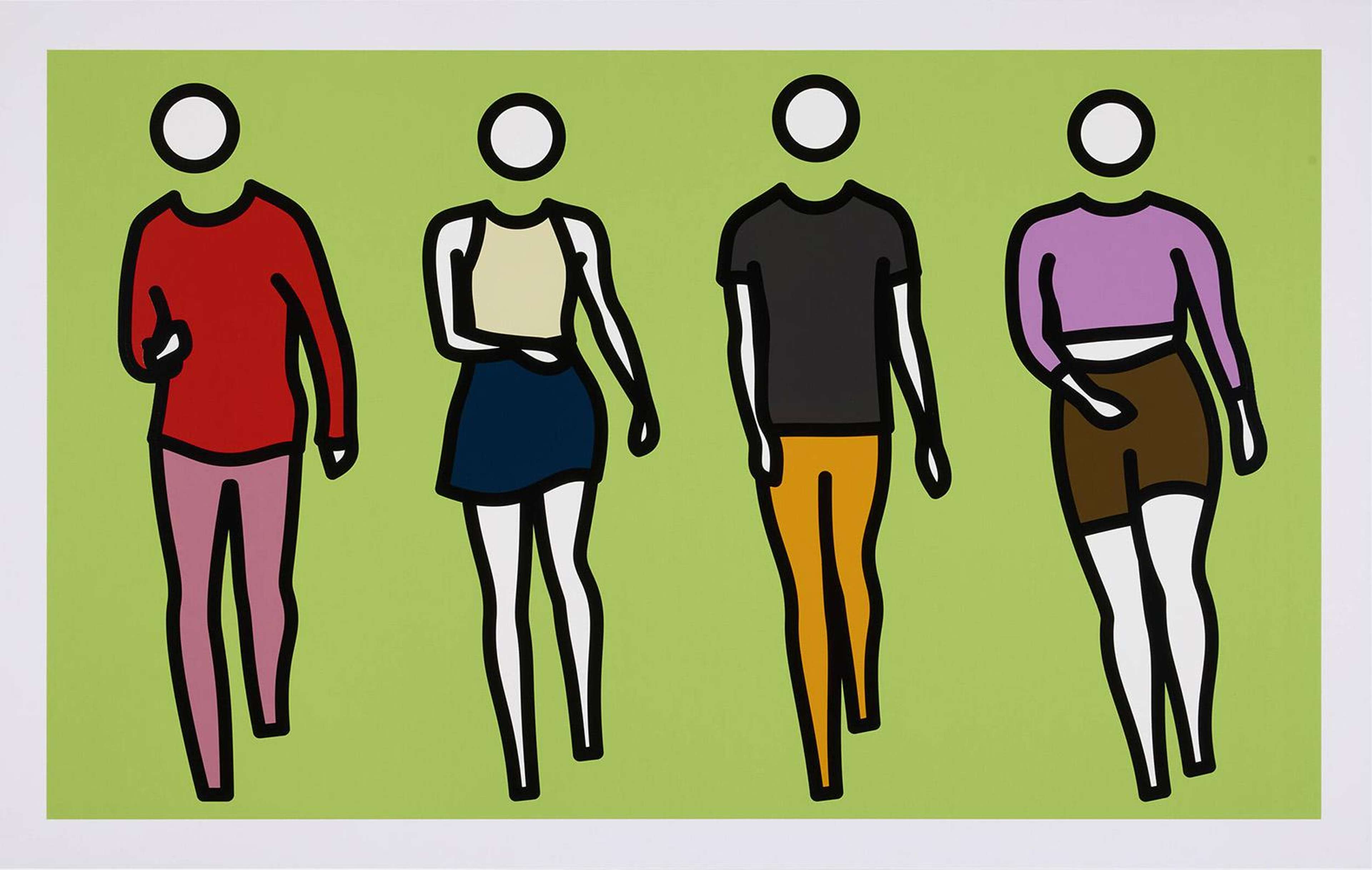 Dance, Synced: Dance 2 - Signed Print by Julian Opie 2024 - MyArtBroker