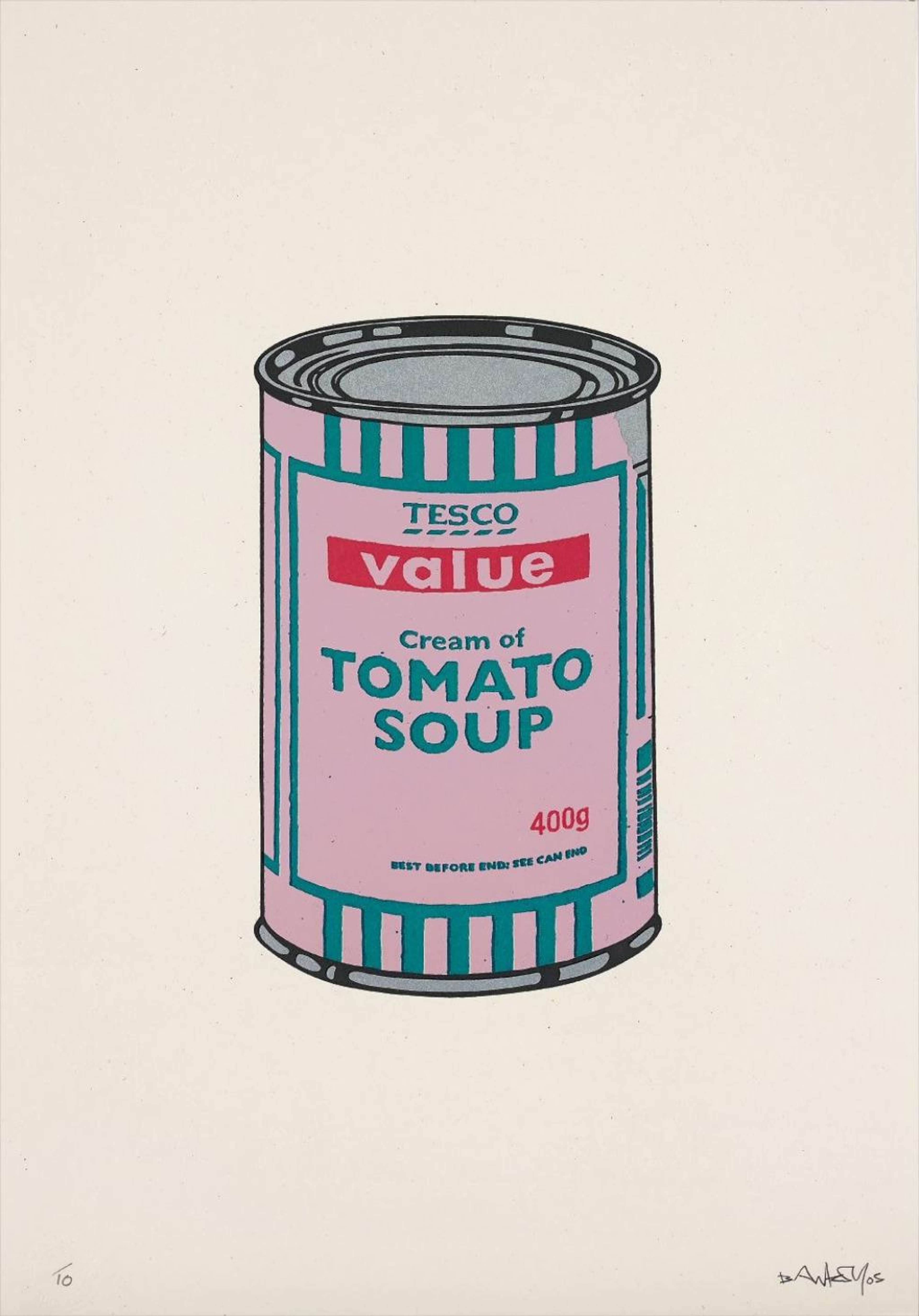 Soup Can (pink, emerald and raspberry) - Signed Print by Banksy 2005 - MyArtBroker