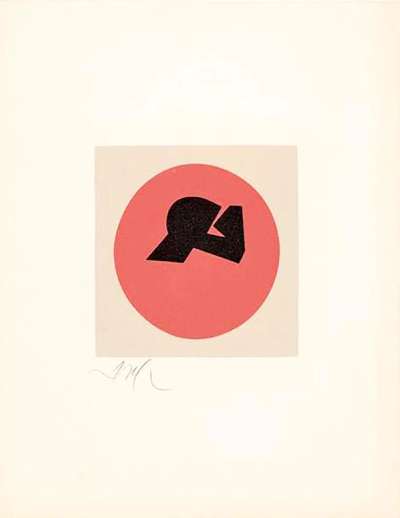 Le Soleil Recerclé 6 - Signed Print by Jean Arp 1966 - MyArtBroker