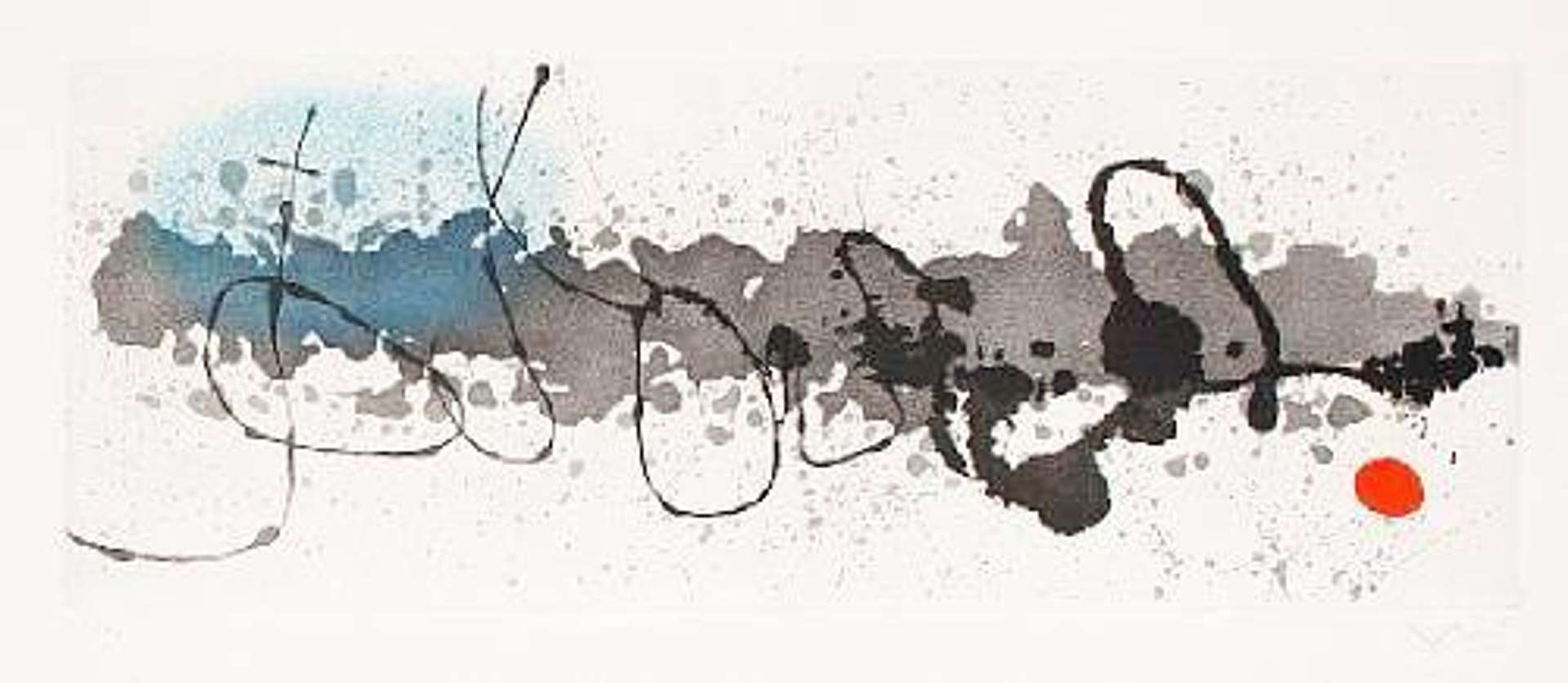 Joan Miró: Tracé Sur L’Eau - Signed Print