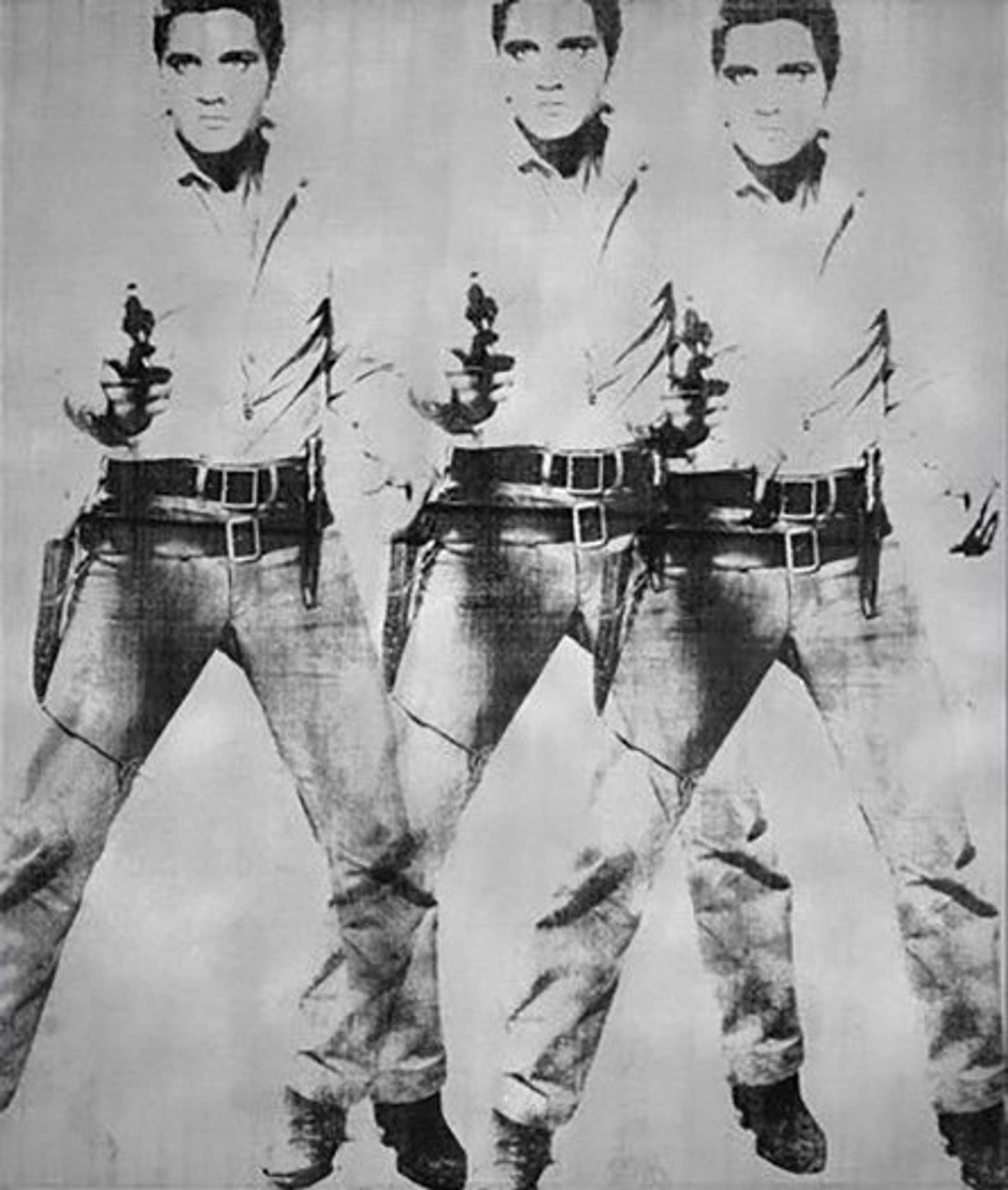 Triple Elvis (Ferus Type) by Andy Warhol