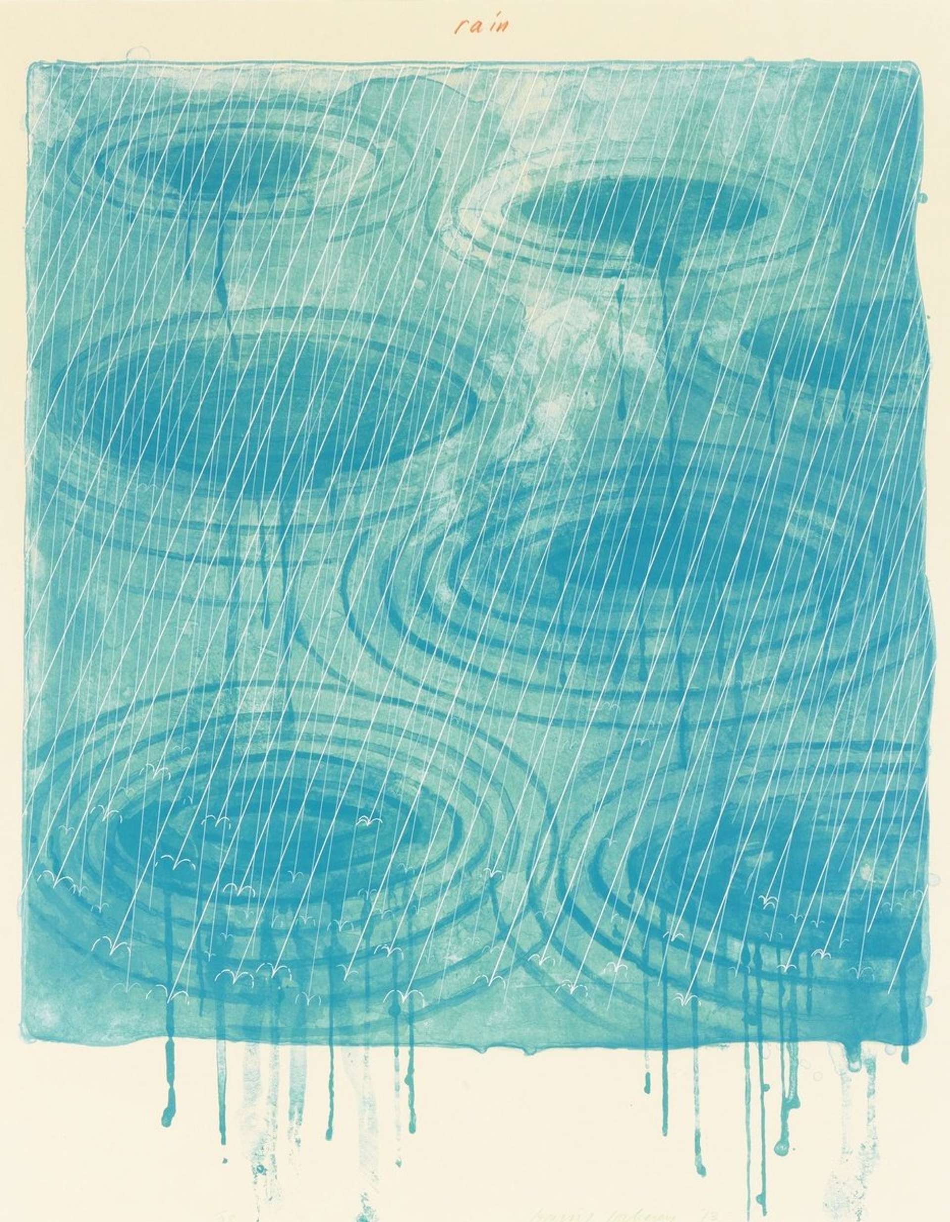 Rain by David Hockney