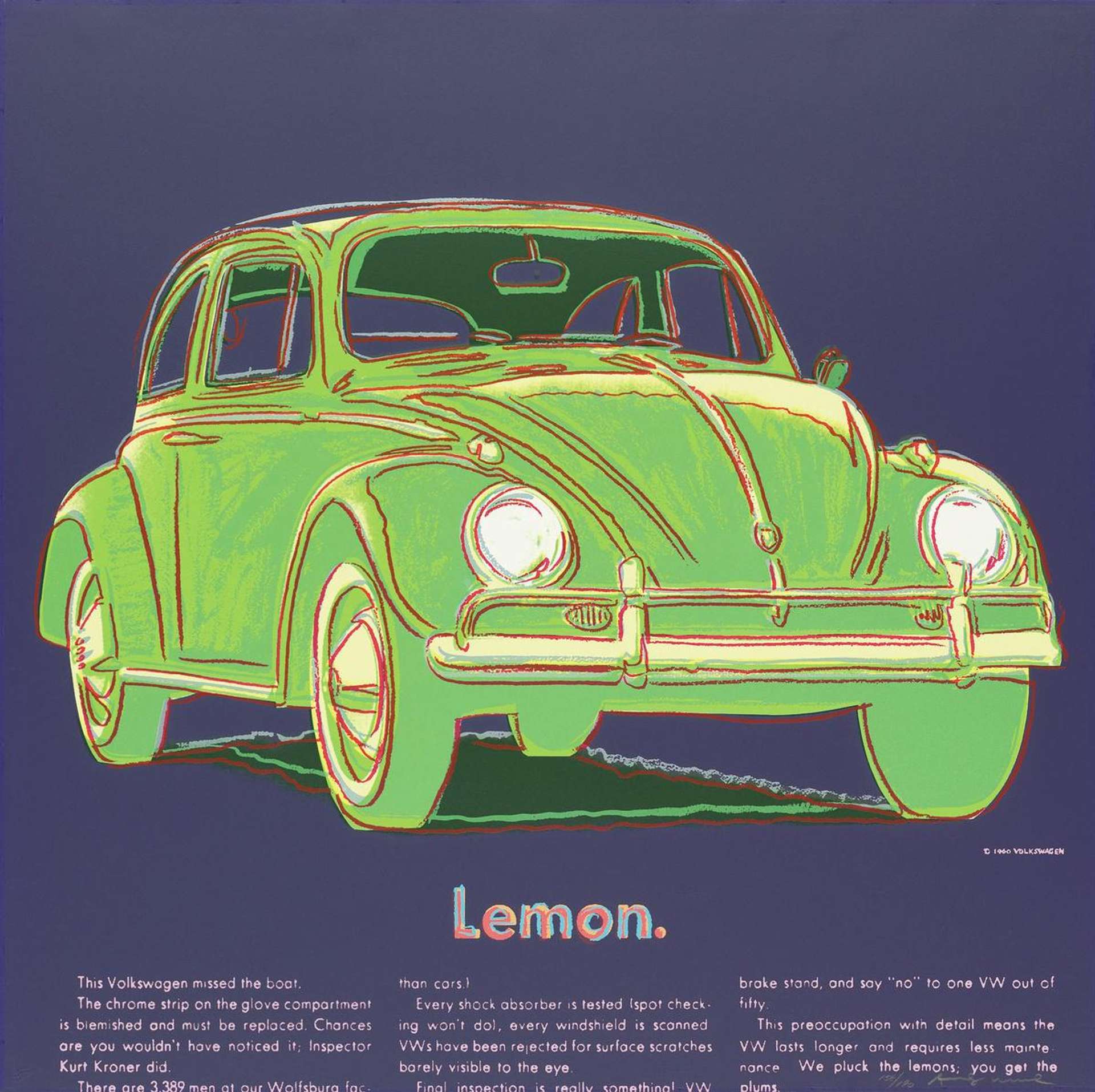 Volkswagen by Andy Warhol