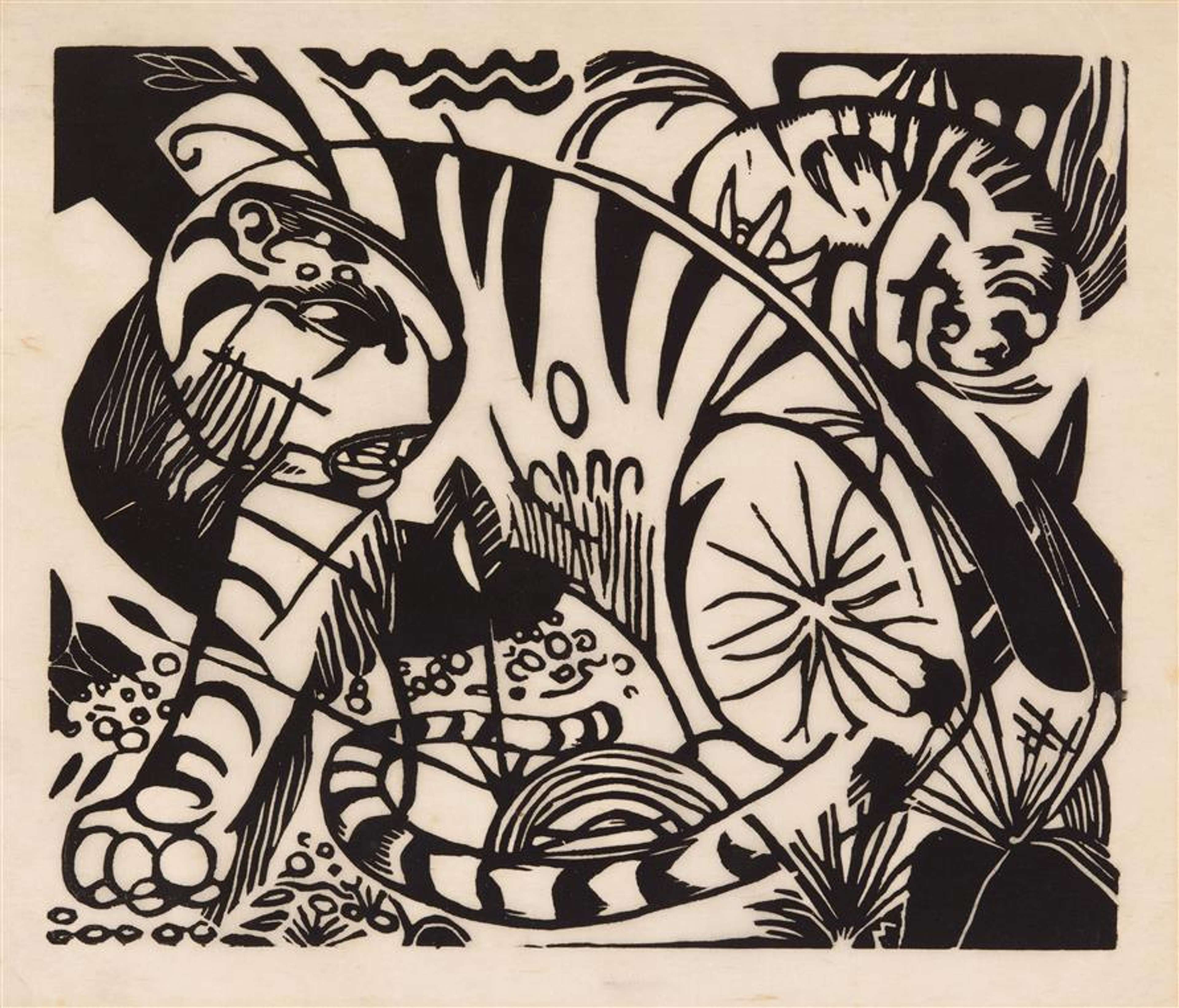 Tiger - Unsigned Print by Franz Marc 1912 - MyArtBroker