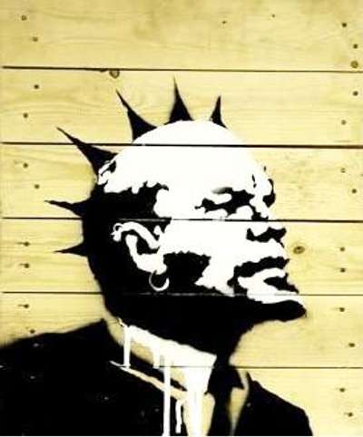 Banksy: Lenin On Pallet - Mixed Media