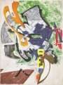 Frank Stella: Ahab's Leg - Signed Print