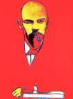 Red Lenin (F. & S. II.403) - Signed Print