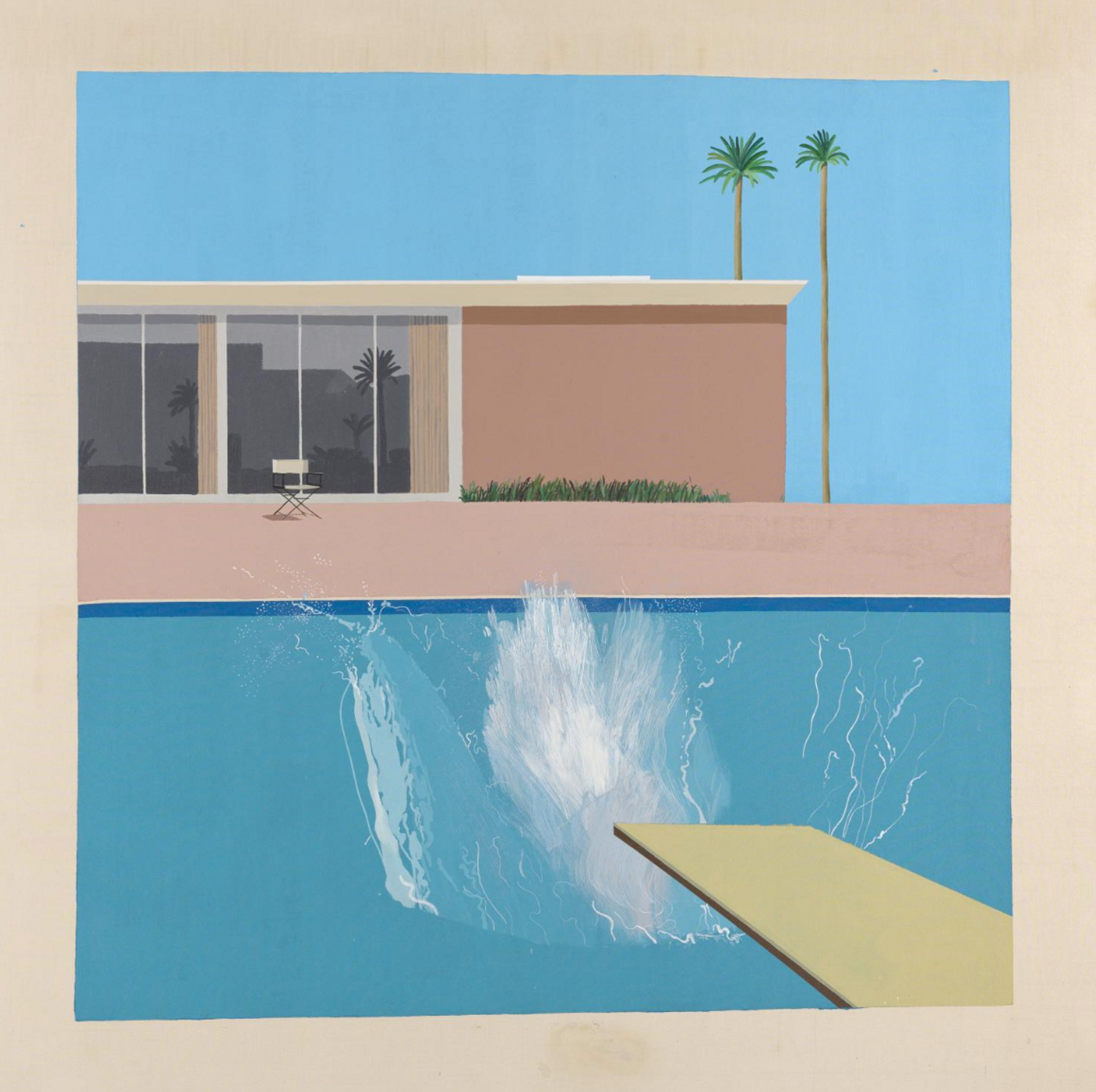 A Bigger Splash by David Hockney